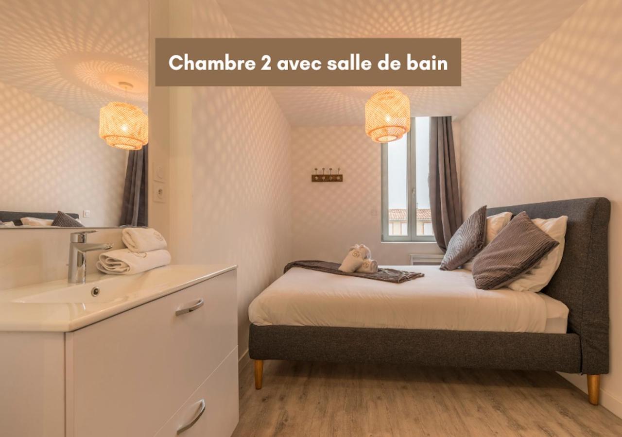 Atypique - 2 Chambres Avec Salles De Bains, Cuisine Equipee, Parking Gratuit Castelsarrasin Kültér fotó